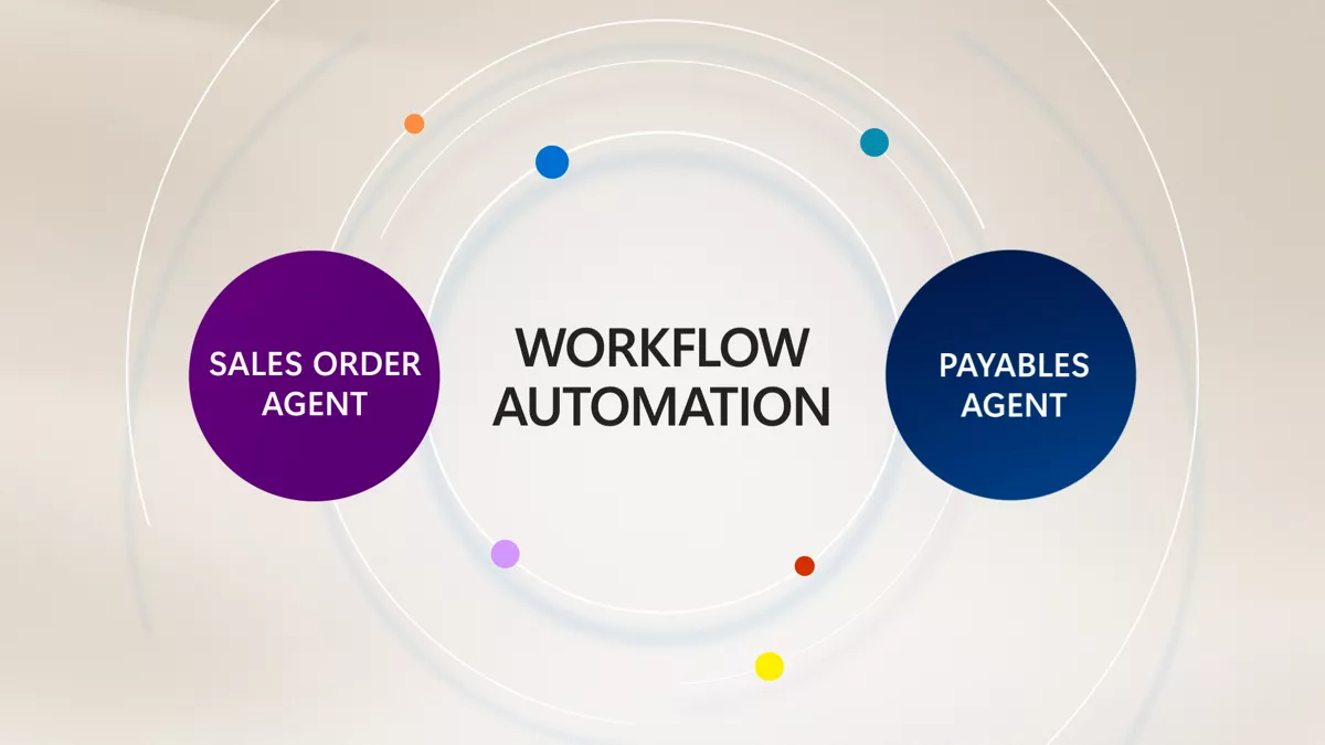 Business Central workflow automation with sales order and payables agents